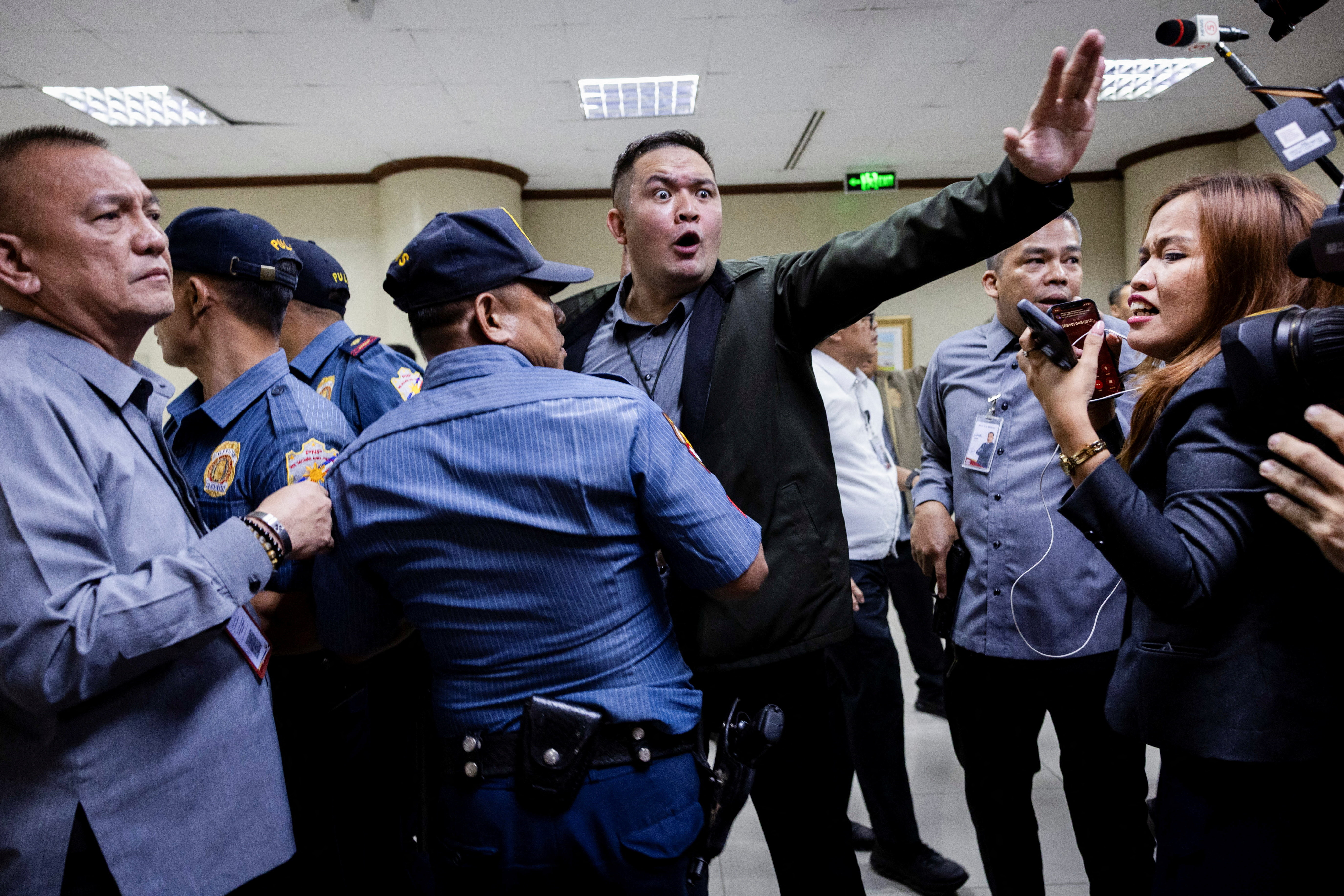Gunshots ring out at Philippine Senate where lawmaker is holed up