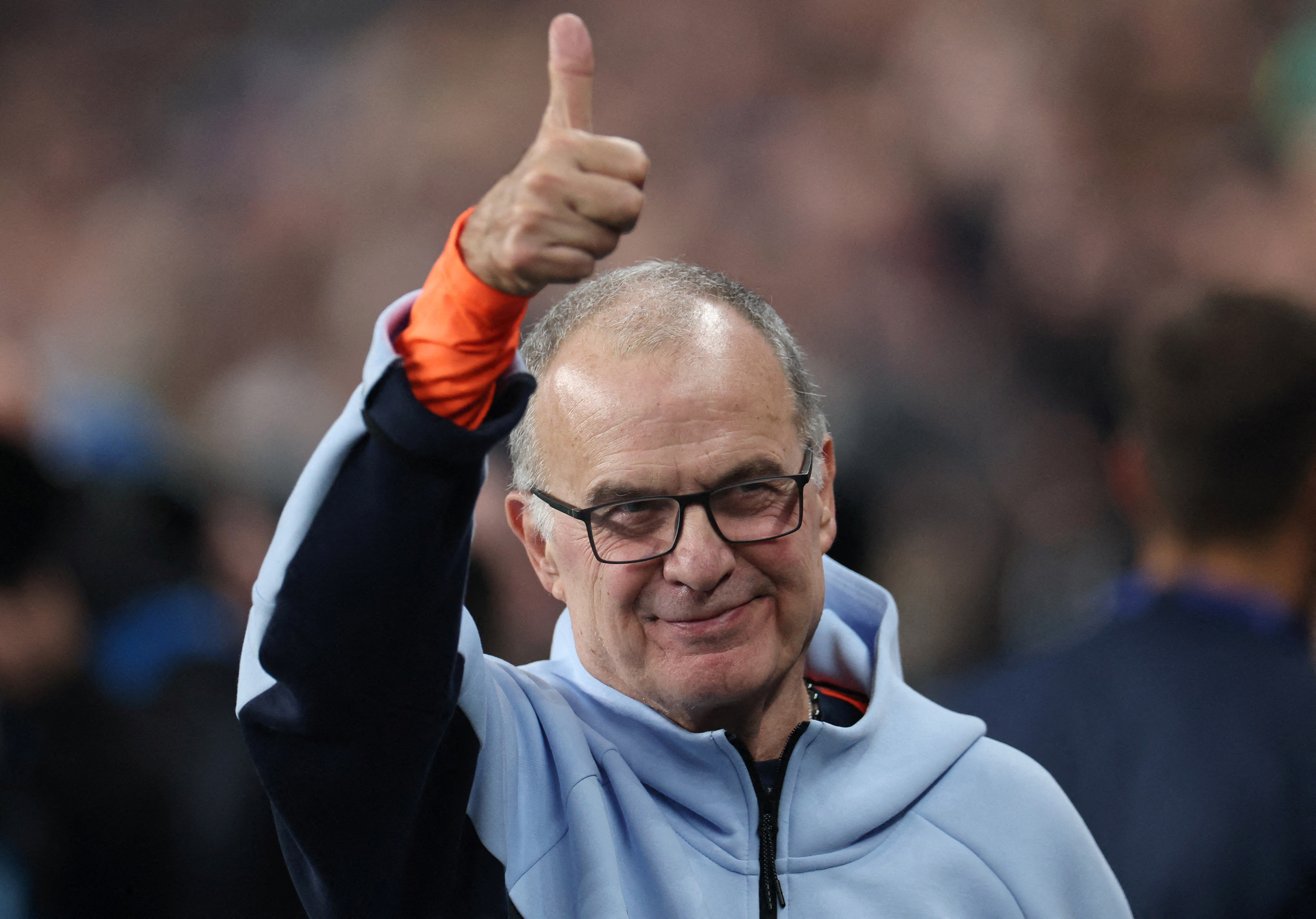 Uruguay coach Marcelo Bielsa before an International Friendly match in March