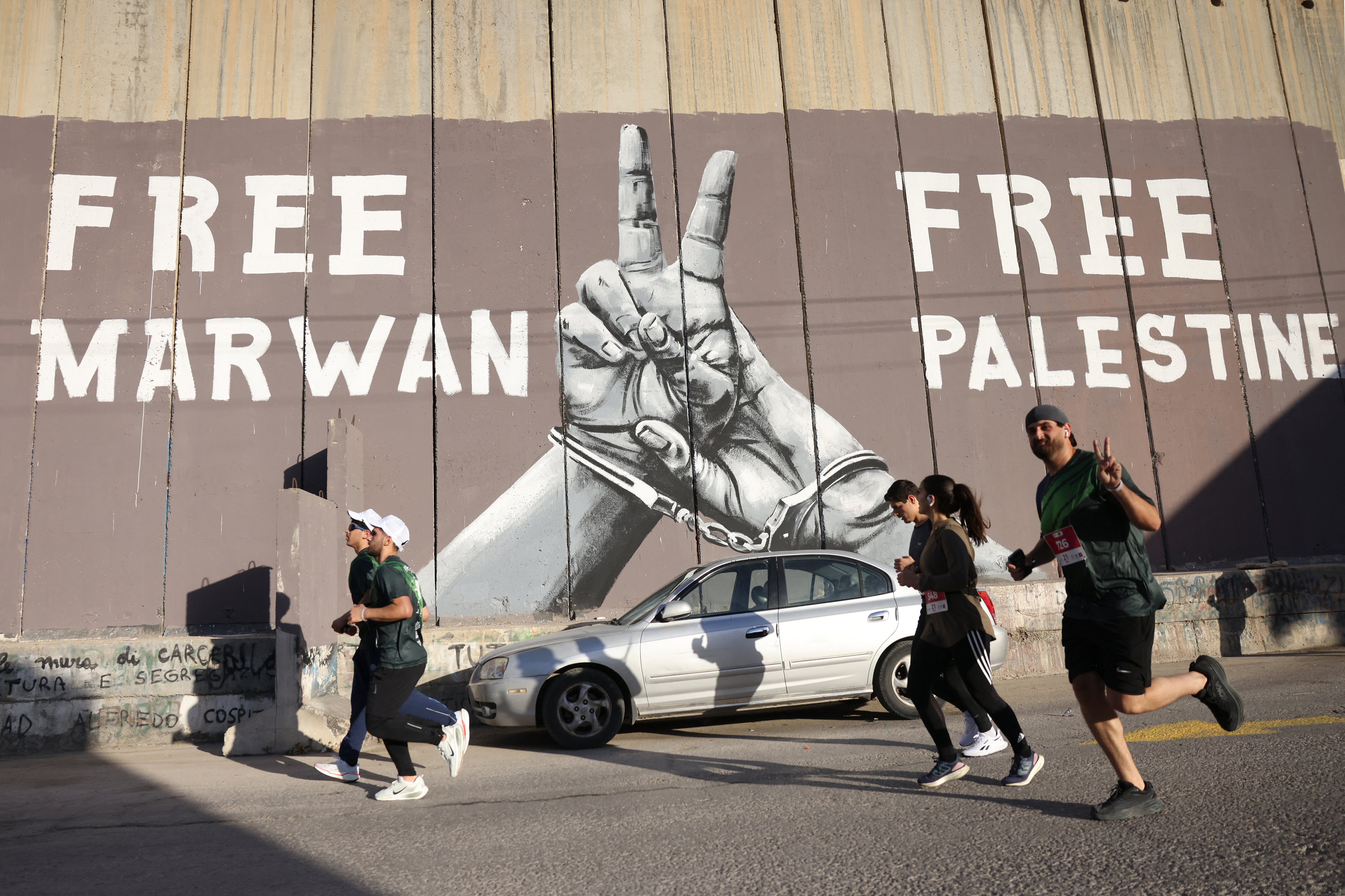 Thousands run Palestine marathon under shadow of Israel’s war on Gaza