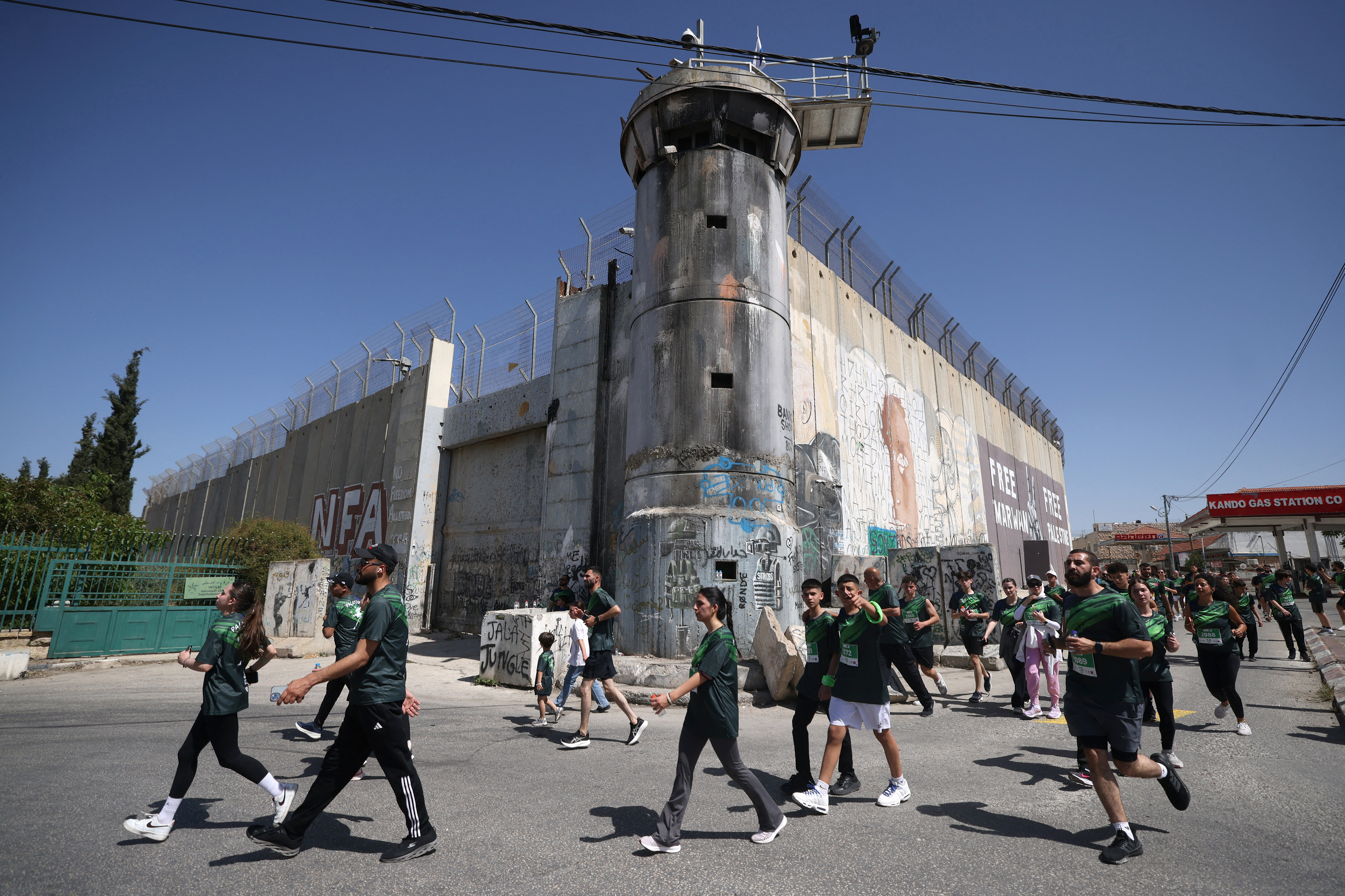 Thousands run Palestine marathon under shadow of Israel’s war on Gaza