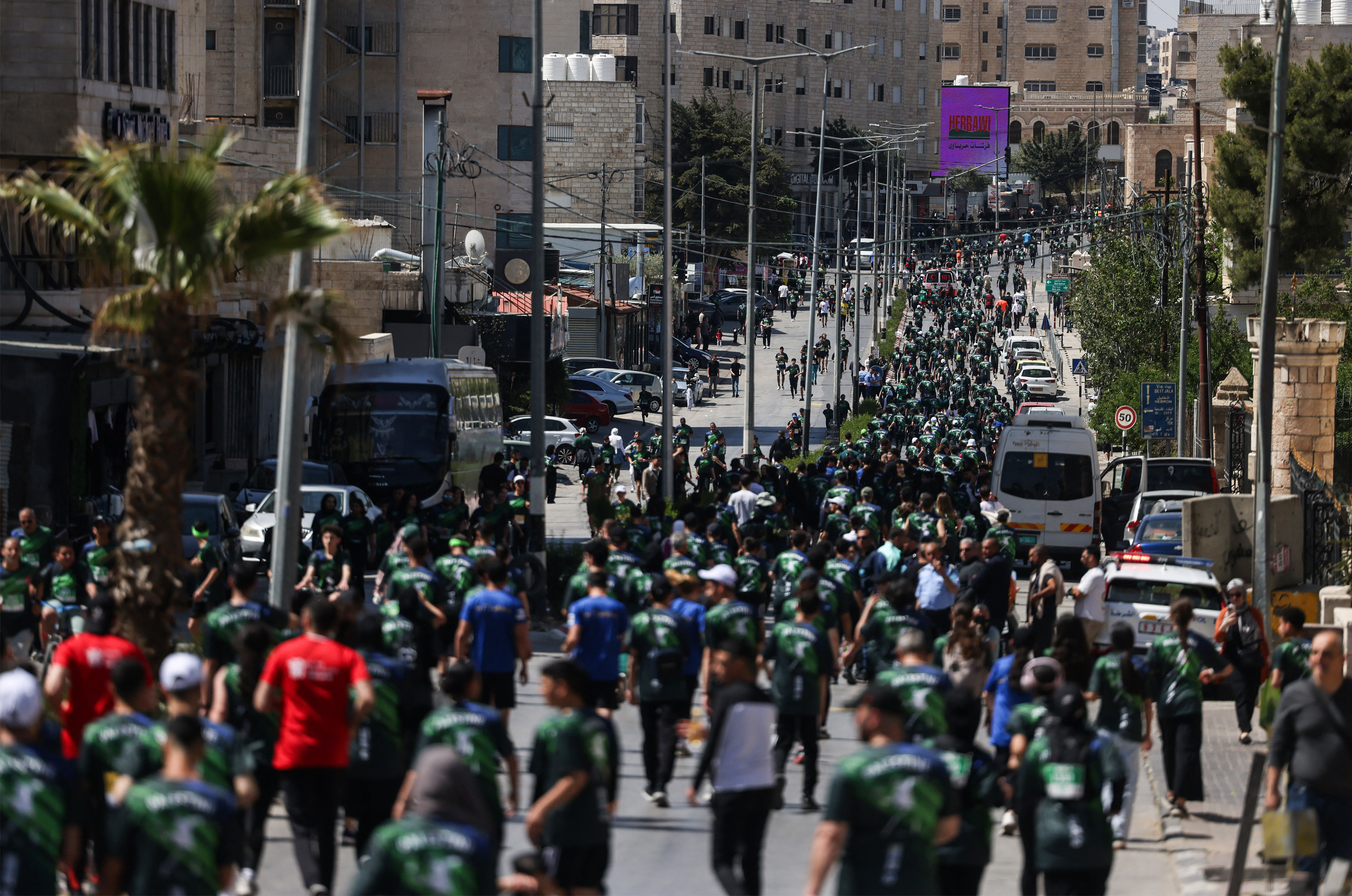 Thousands run Palestine marathon under shadow of Israel’s war on Gaza