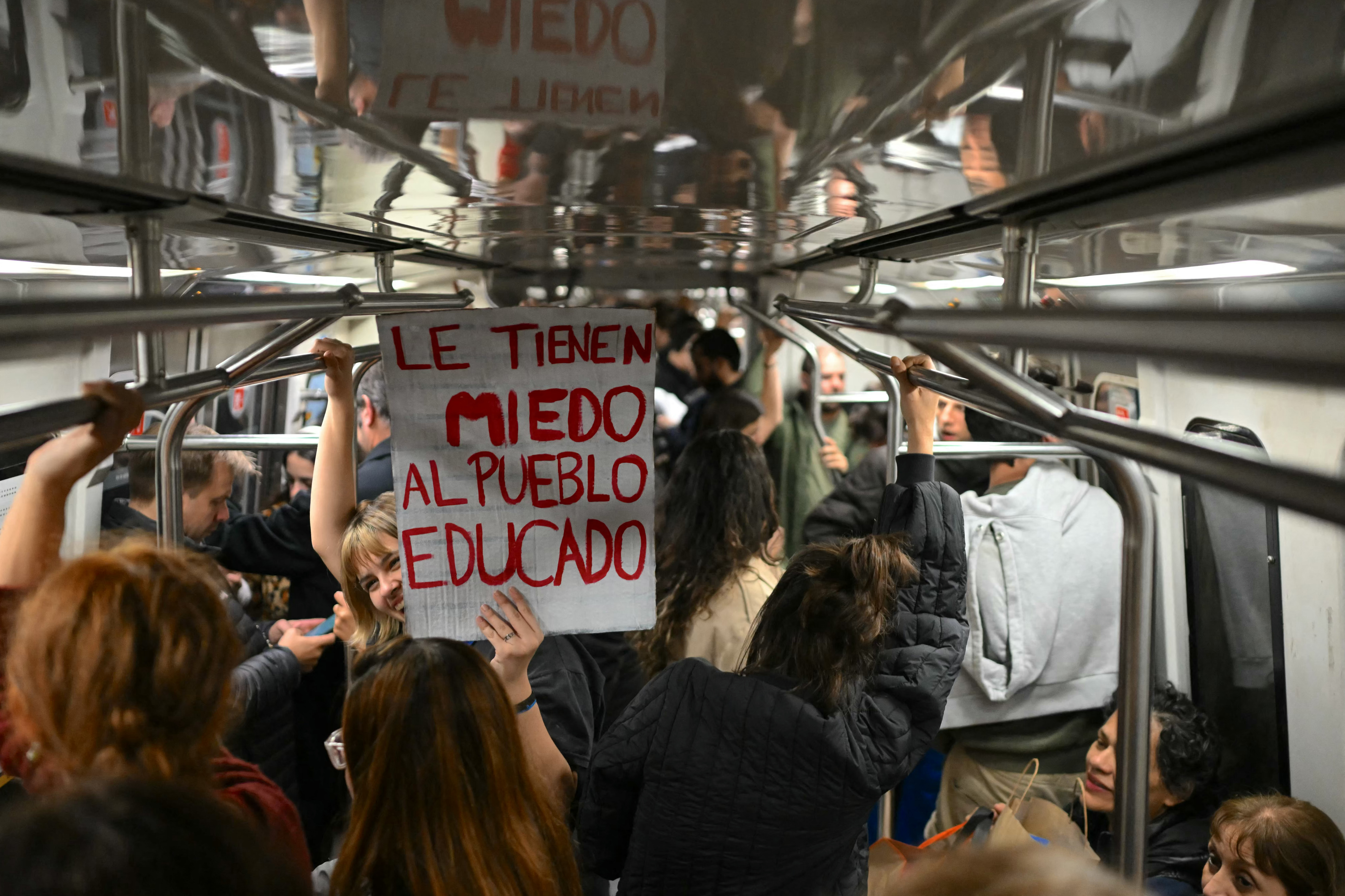 Tens of thousands protest in Argentina over Milei university cuts