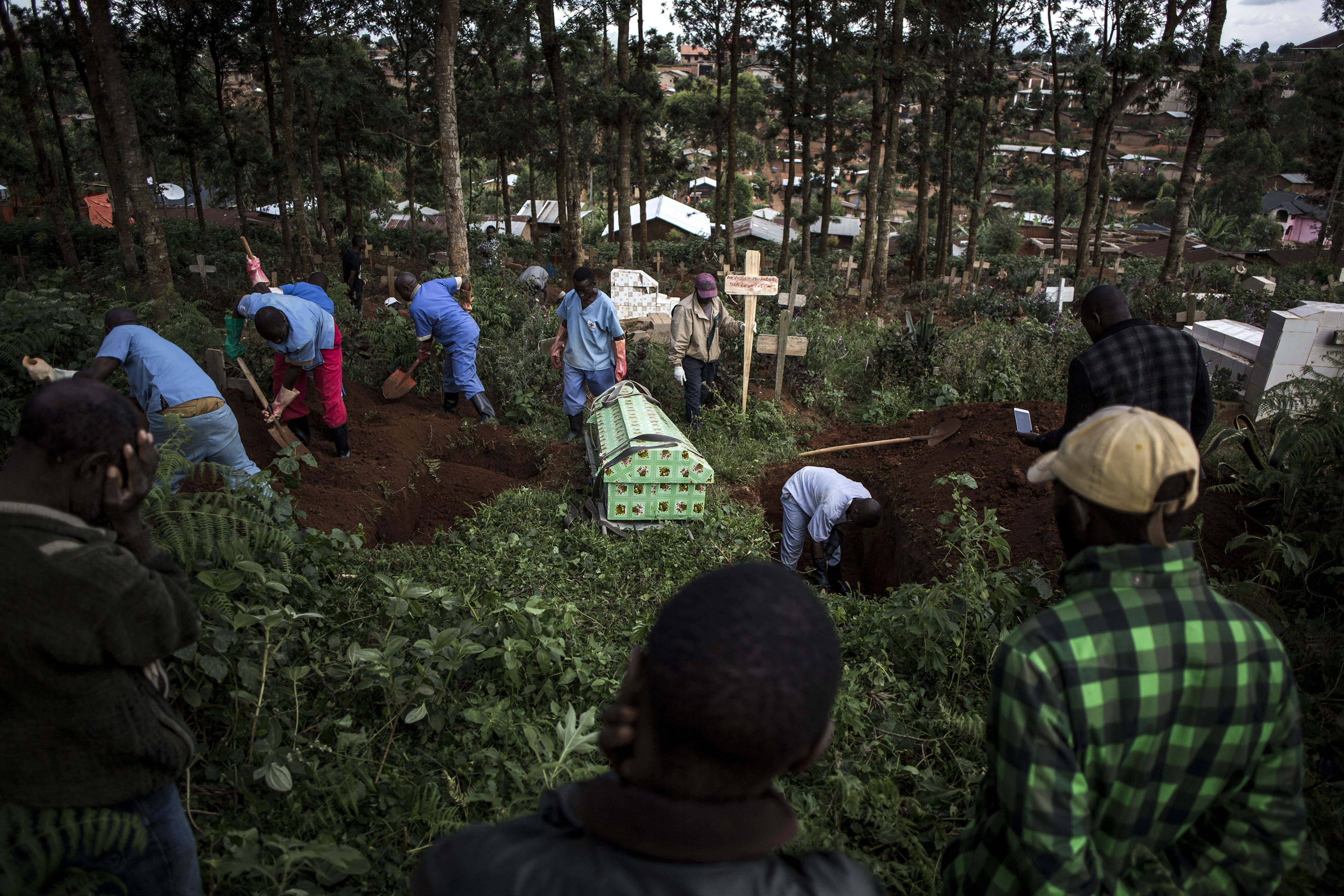 Health experts emphasise that rapid action is essential. Unsafe burials, Health experts emphasise that rapid action is essential. Unsafe burials, delayed reporting, and limited access to healthcare facilities all contribute to the risk of widespread transmission [JOHN WESSELS / AFP]