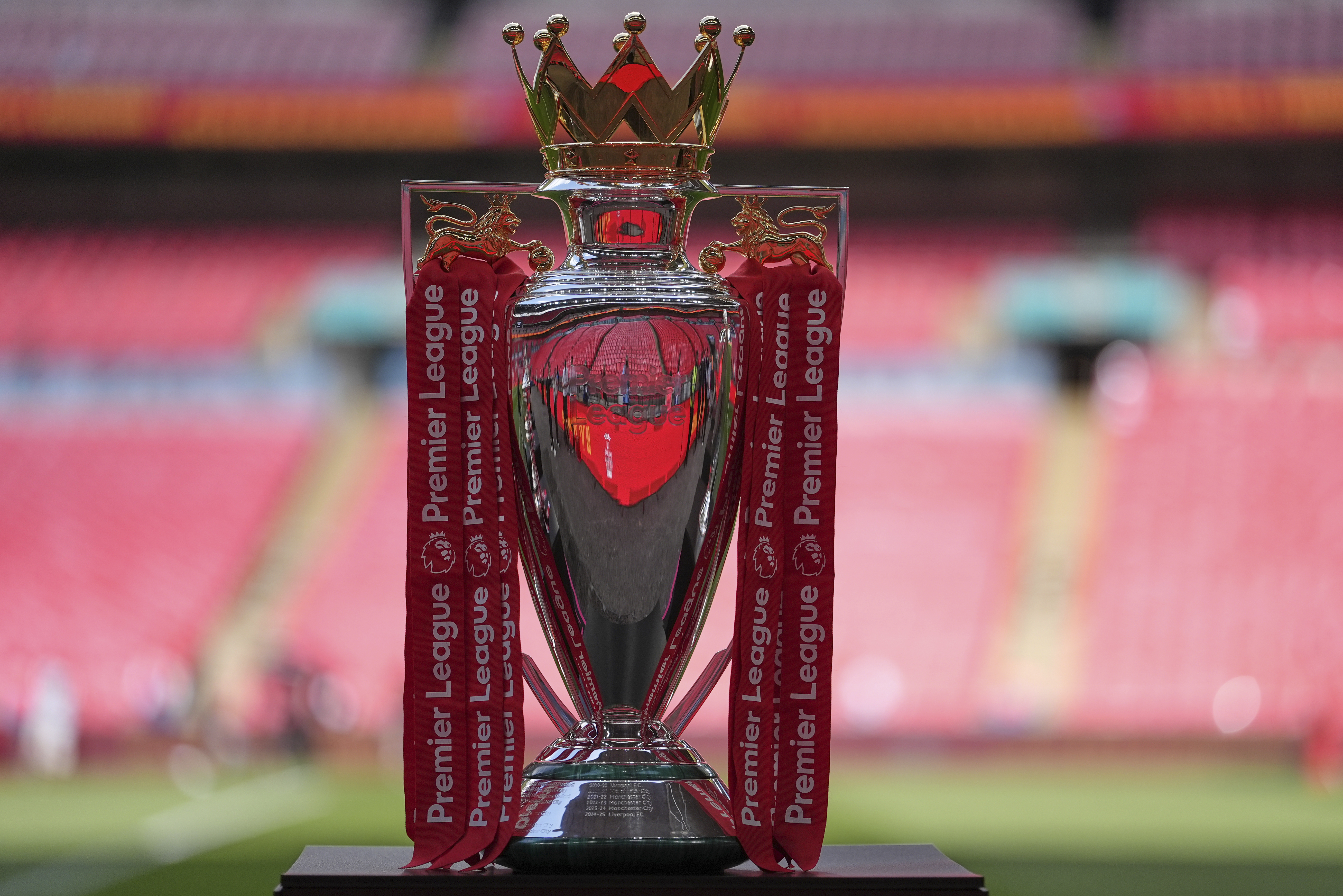 Premier League trophy will be awarded to Arsenal after Crystal Palace match