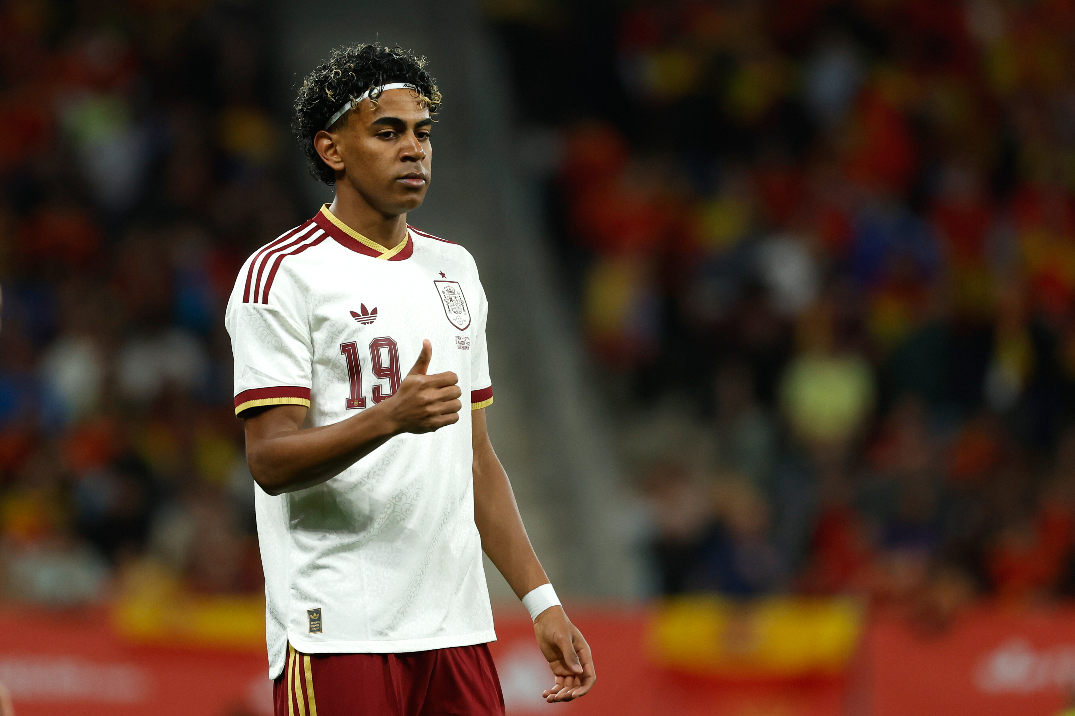 Spain's Lamine Yamal