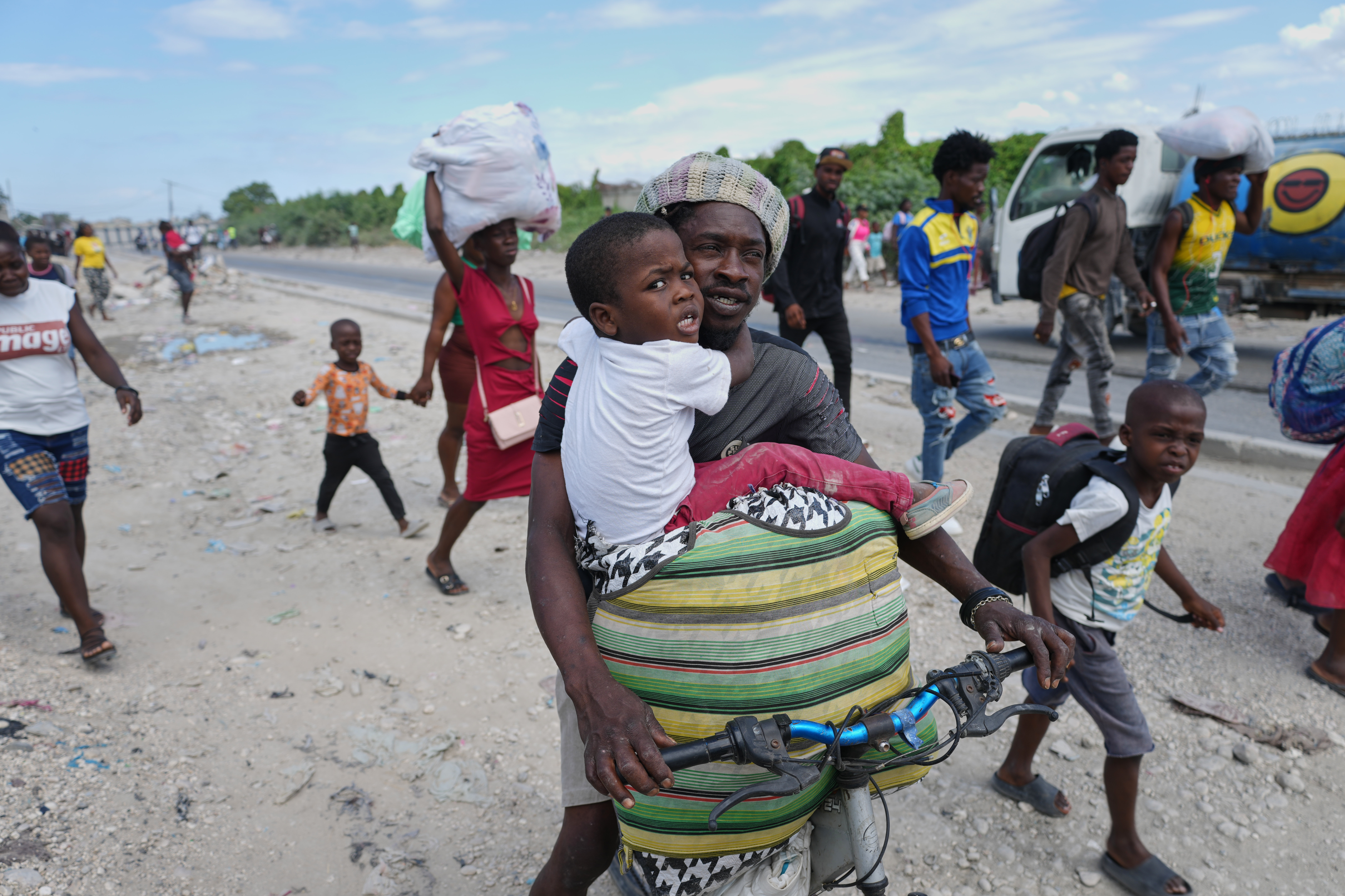 Gang violence displaces hundreds in Haiti's Cite Soleil