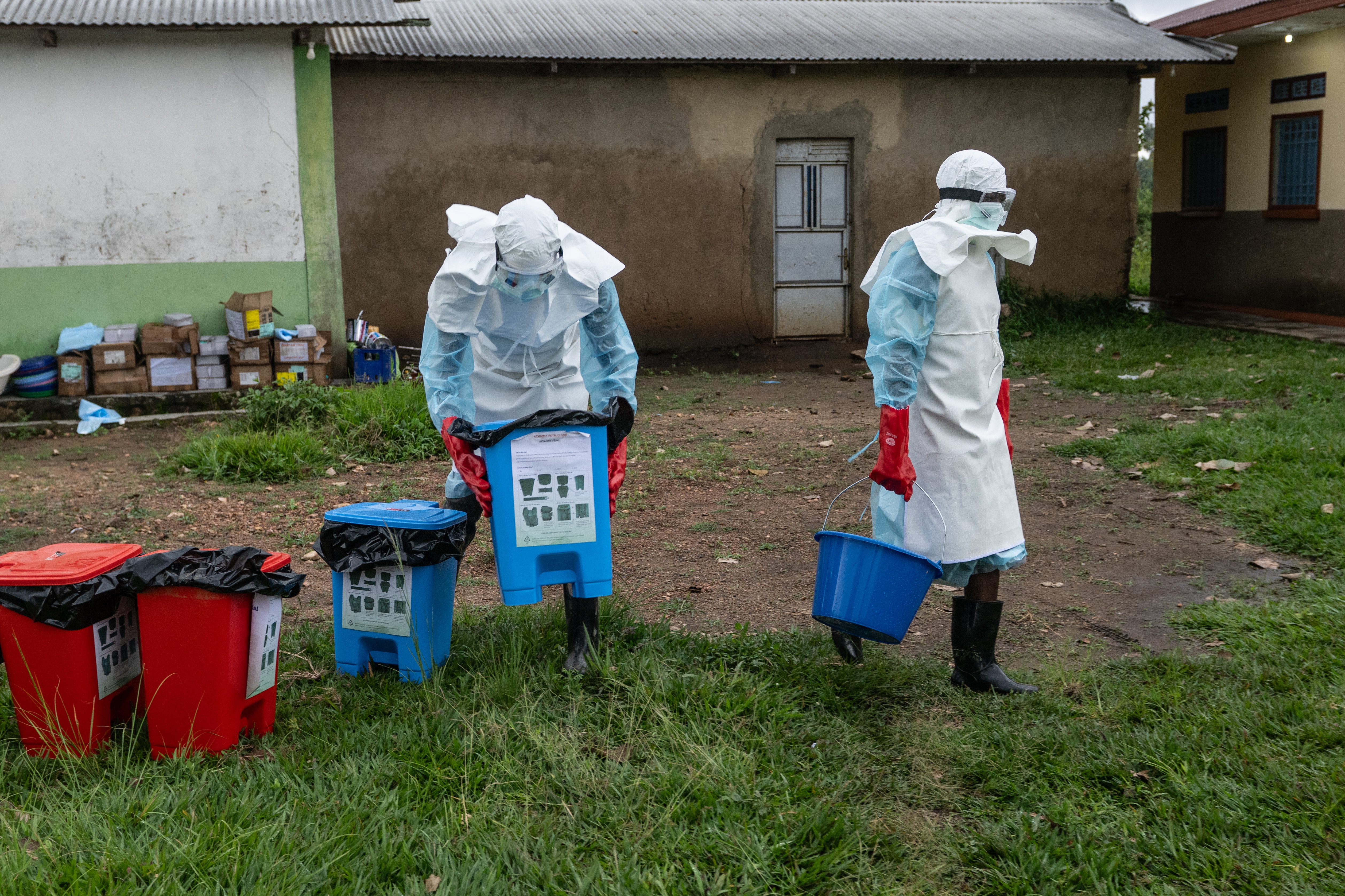 Ebola tensions rise as treatment center torched in Congo's Ituri