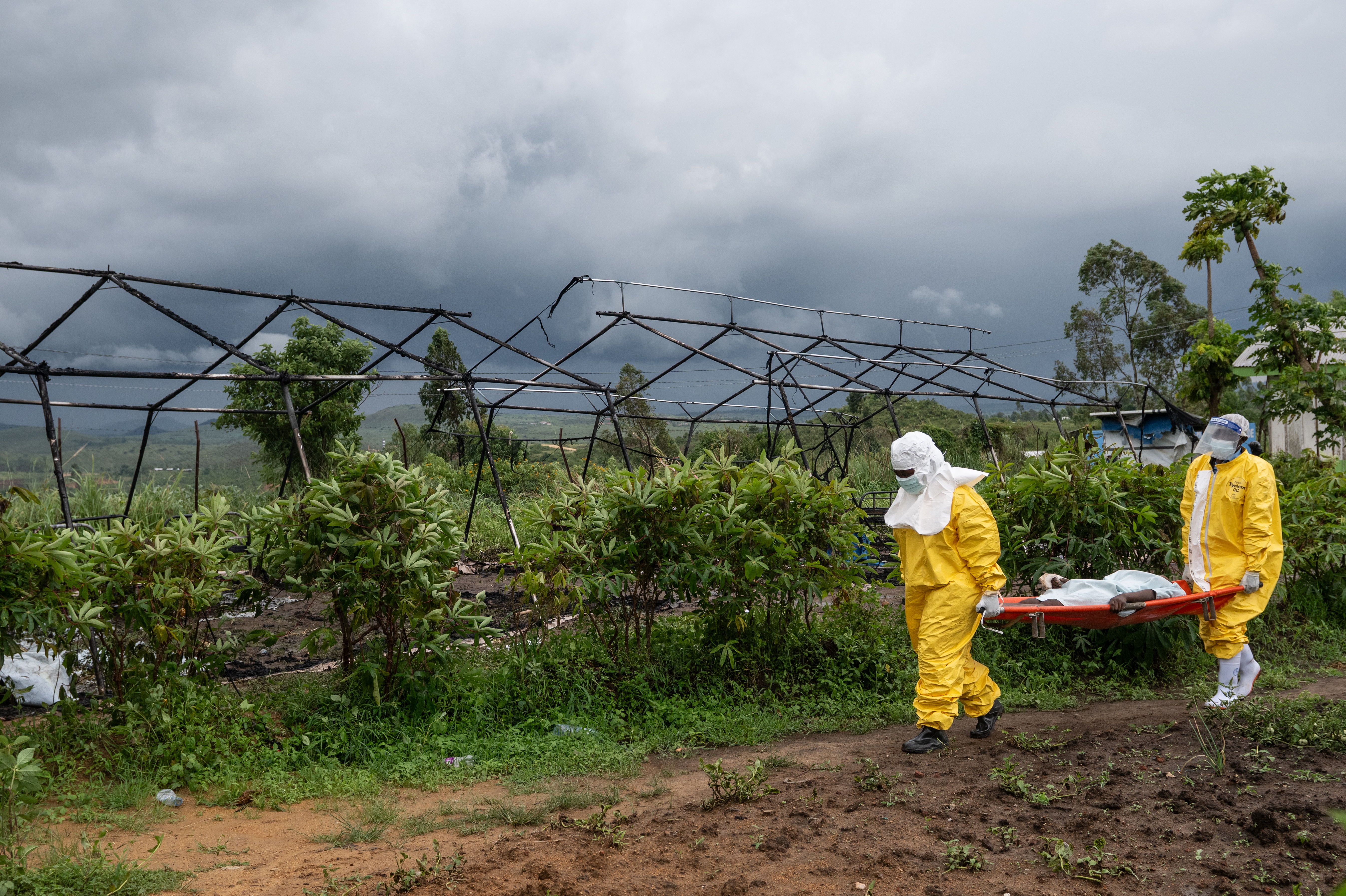 Ebola tensions rise as treatment center torched in Congo's Ituri