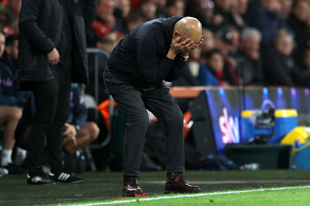 Manchester City manager Pep Guardiola