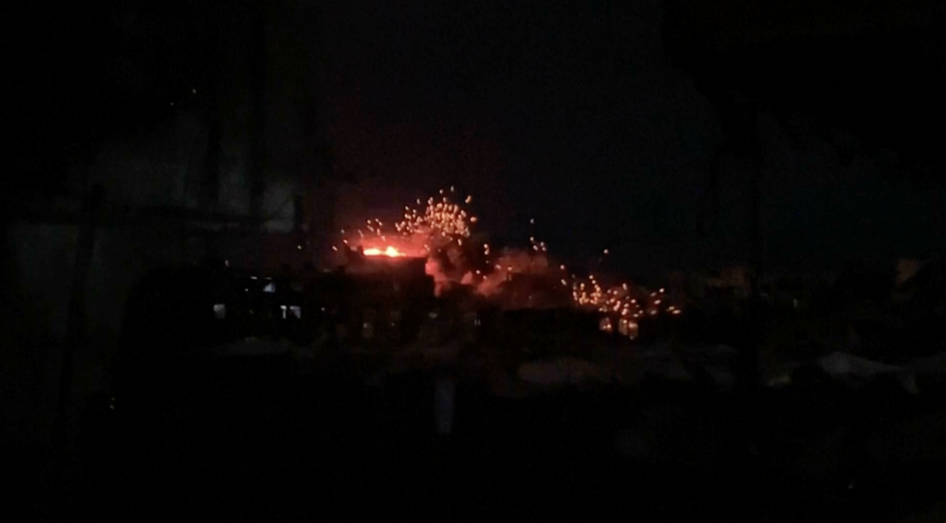 ISRAEL HITS GAZA CAMP