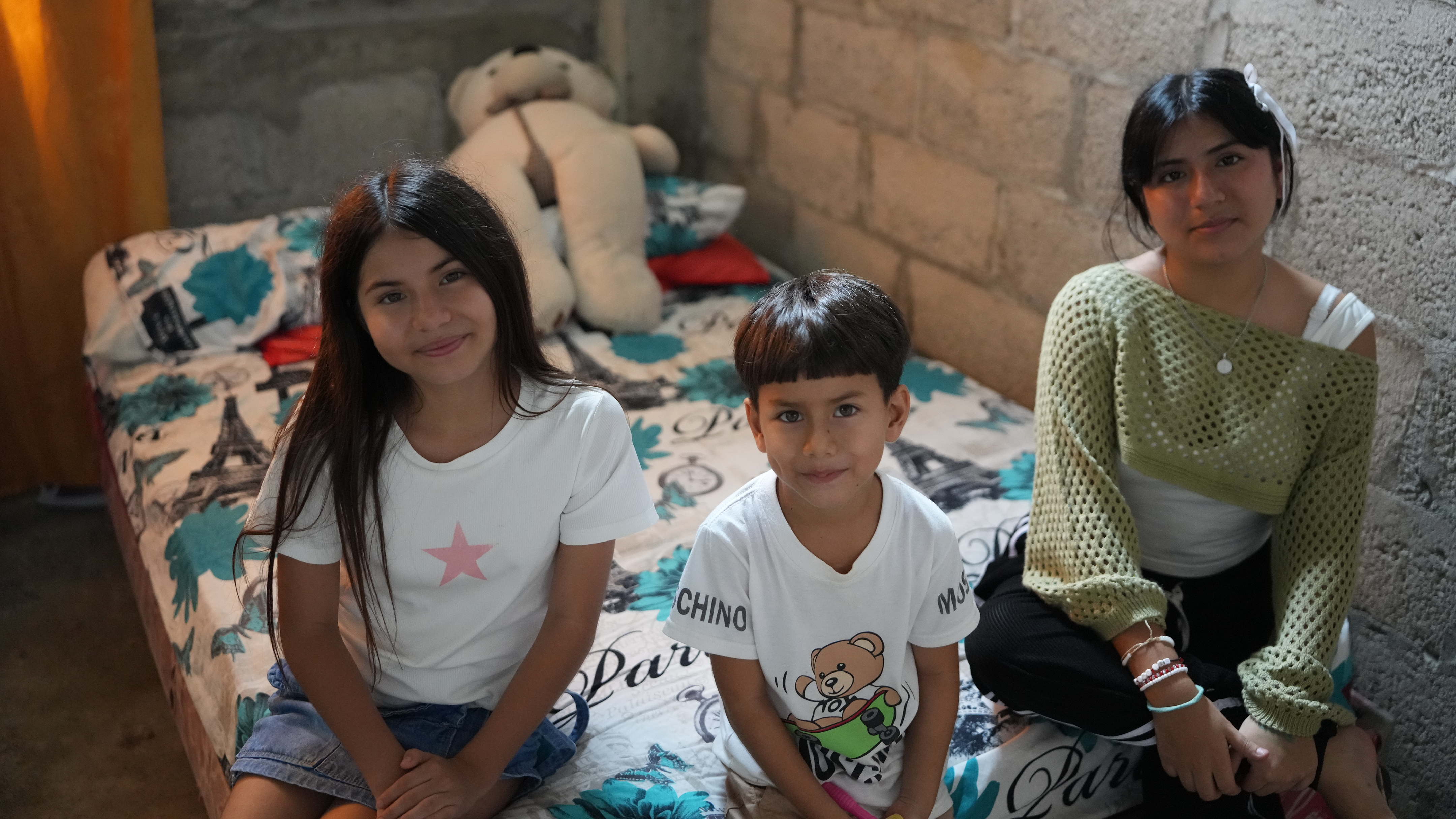 Jonathan Villon, who disappeared in the custody of Ecuadorian soldiers, leaves behind a partner and three children, pictured here