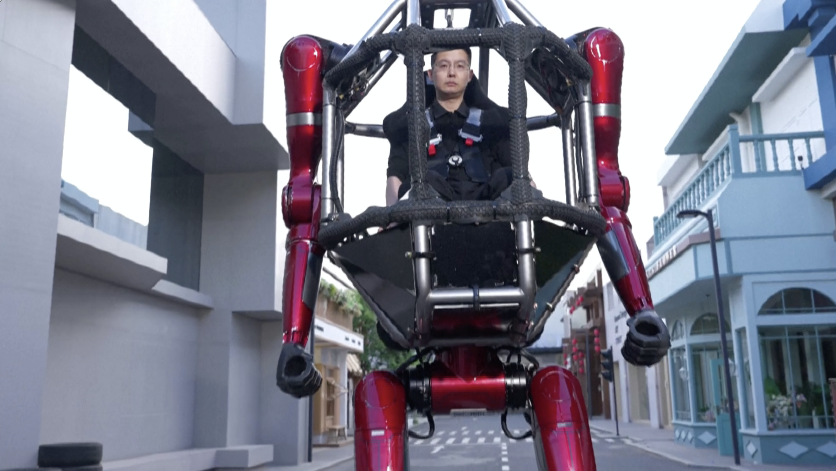 Unitree Robotics has released footage of its CEO piloting the GD01, a 2.7-metre transformable mecha that smashes through walls with its mechanical arms. The machine is priced from $650,000.