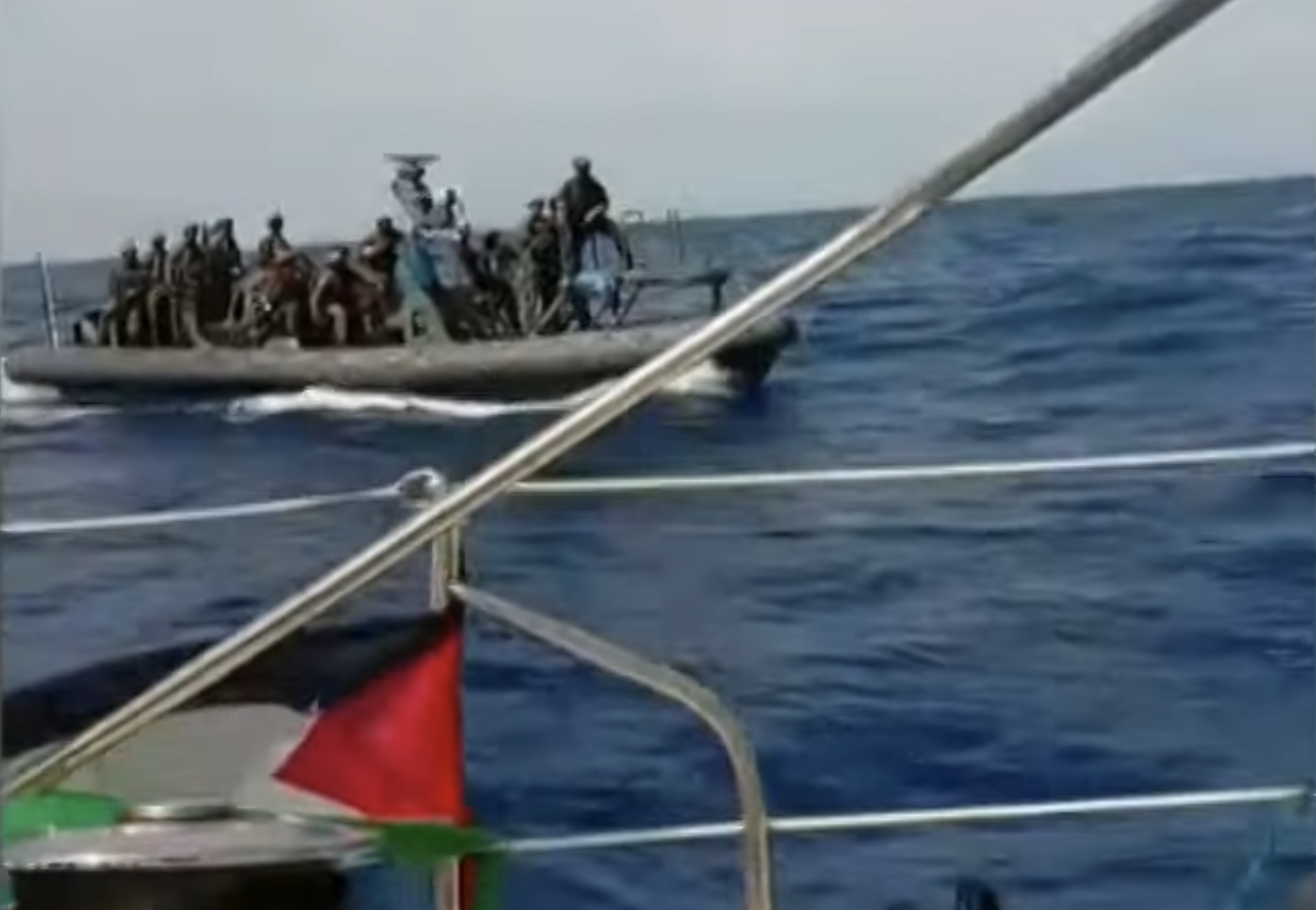 Israeli forces intercepting Gaza-bound flotilla