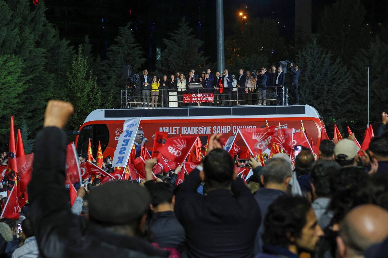 Turkish opposition leader vows to stay after court ousts him