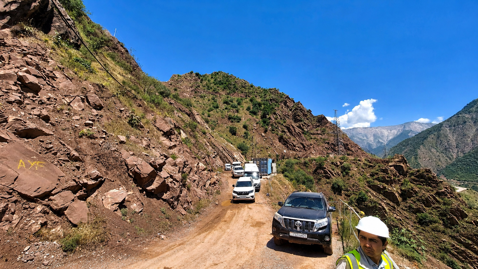 Rogun dam is not built on easy terrain. Everything seems difficult: access, excavation, transportation, and controlling the river [Al Jazeera]