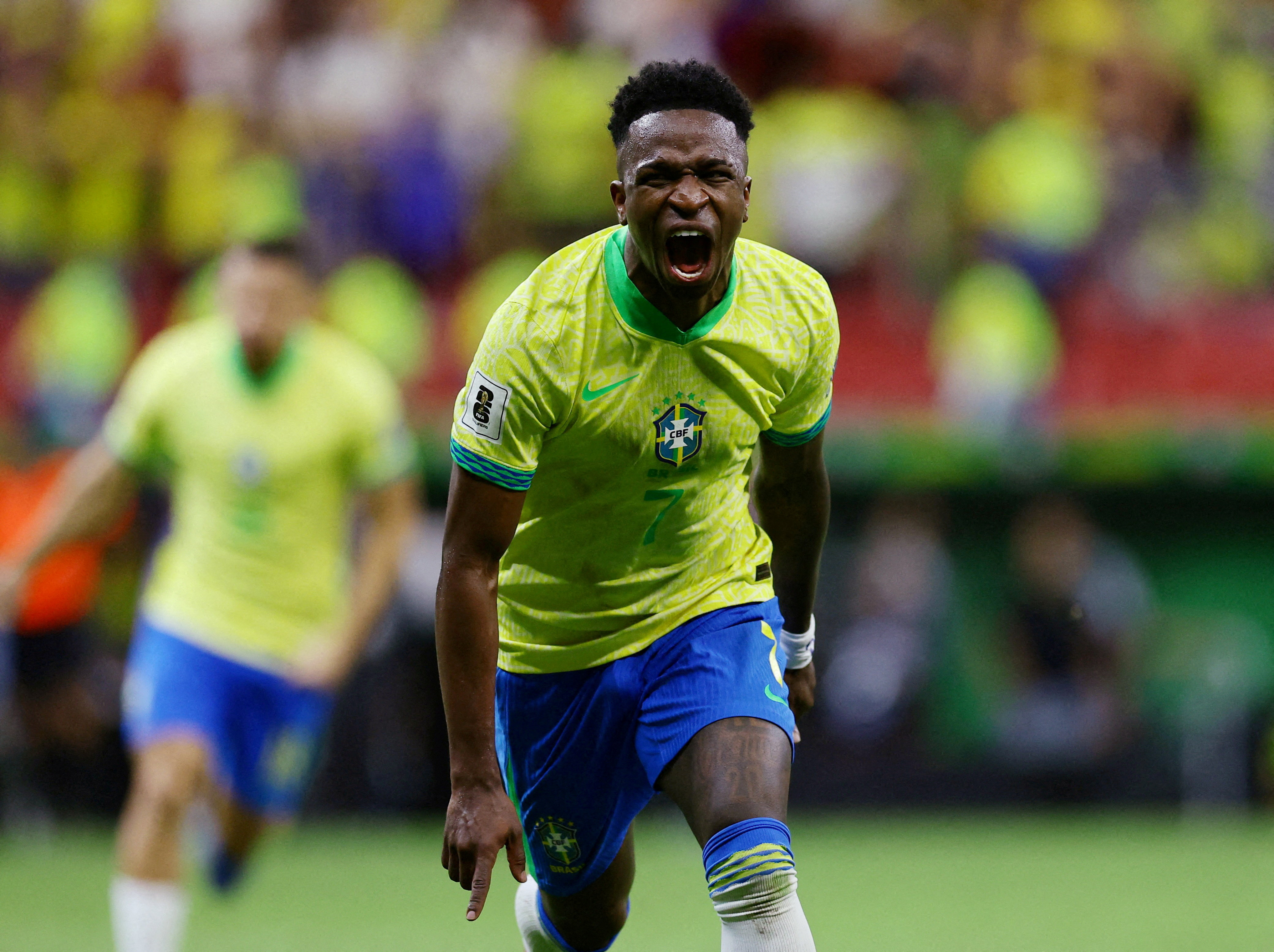 Vinicius Junior celebrating