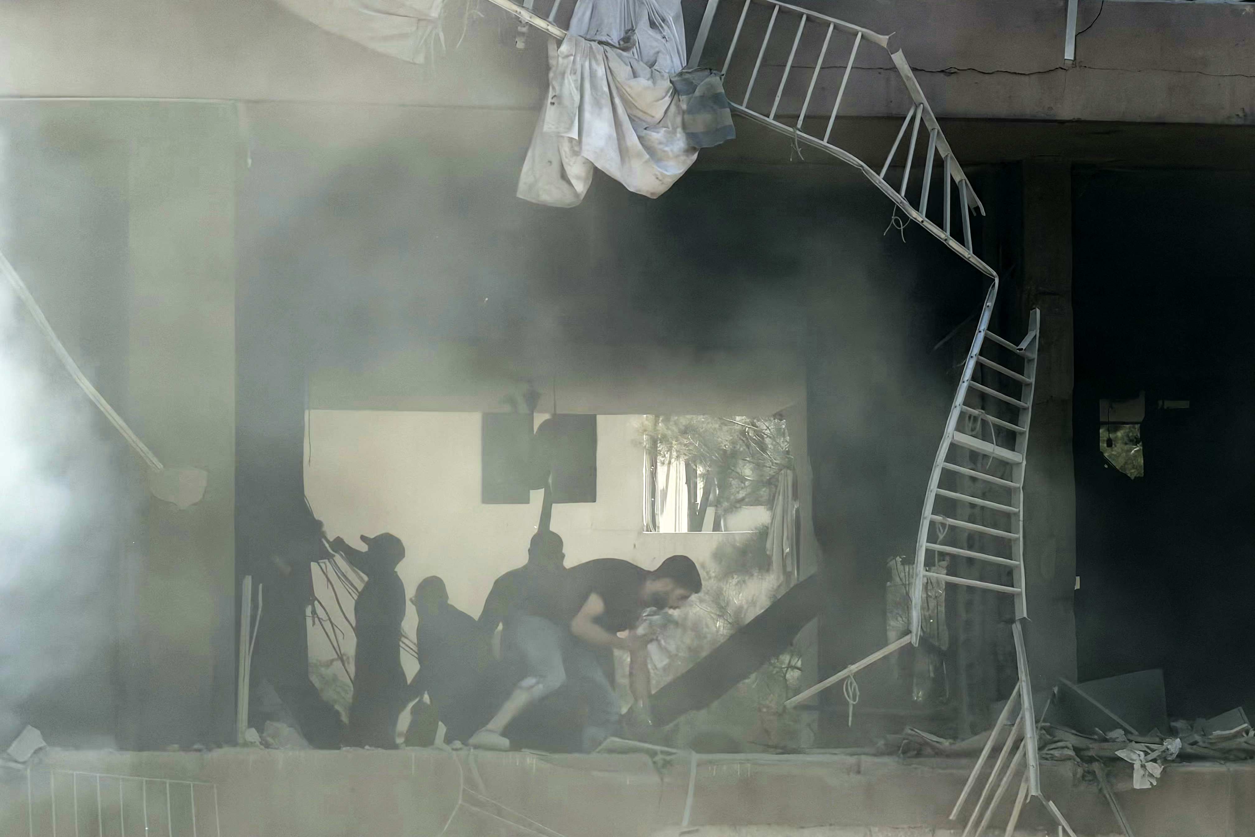 Israeli airstrike that targeted a building in Beirut’s southern suburbs