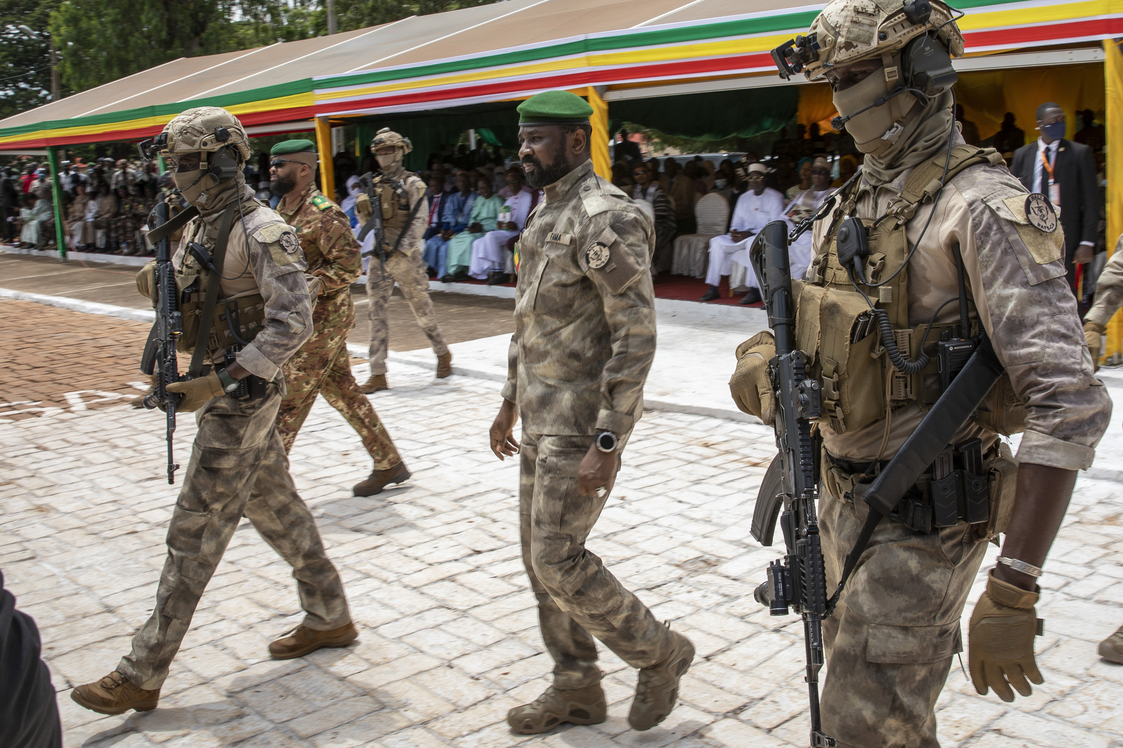 Mali's leader Assimi Goita attends an Independence Day military parade in Bamako, Mali, on September 22, 2022 [AP Photo/File]