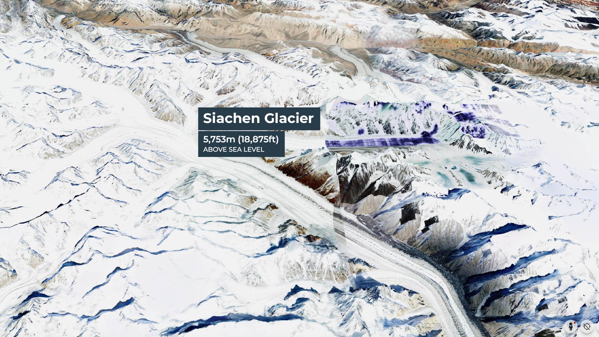 Interactive_Siachen_glacier