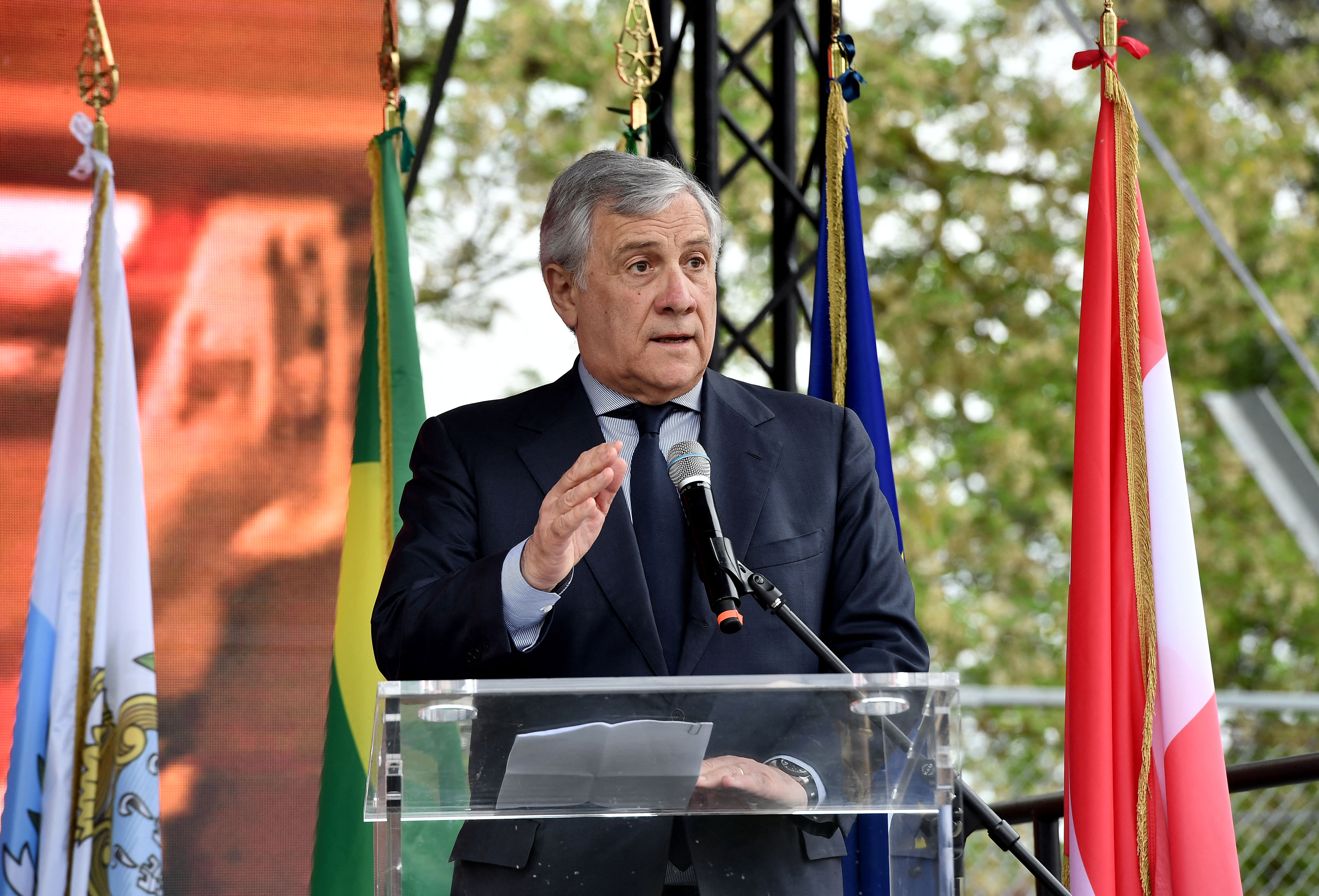 Italy's foreign minister Antonio Tajani