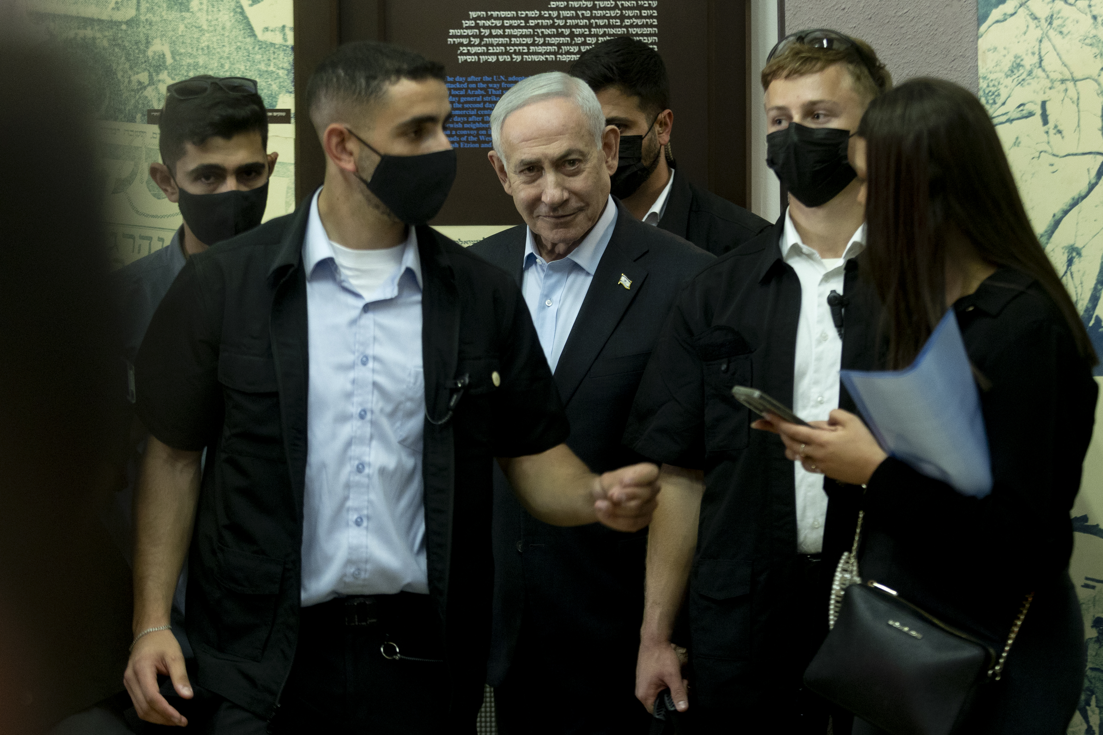 TEL AVIV, ISRAEL - AUGUST 24: Israeli Prime Minister, Benjamin Netanyahu, visits the Etzel Museum following the discovery of the Altalena ship after 78 years at bottom of the Mediterranean sea on August 24, 2026 in Tel Aviv, Israel. The wreckage of the ship Altalena has been found fully intact at a depth of 503 metres off the coast of Israel. She was a decommissioned US Navy ship purchased by the Irgun paramilitary group that arrived during Israel's War of Independence carrying 930 Jewish immigrants and a large cargo of weapons. A dispute erupted when Irgun leader Menachem Begin demanded a portion of the arms be reserved for his units, which Prime Minister David Ben-Gurion refused, viewing it as a threat to a centralised state military. On Ben-Gurion's orders, the newly formed Israel Defense Forces shelled the ship off the Tel Aviv beach, causing an explosion that killed 16 Irgun fighters and 3 IDF soldiers before the ruined hull was later towed out and sunk. (Photo by Amir Levy/Getty Images)