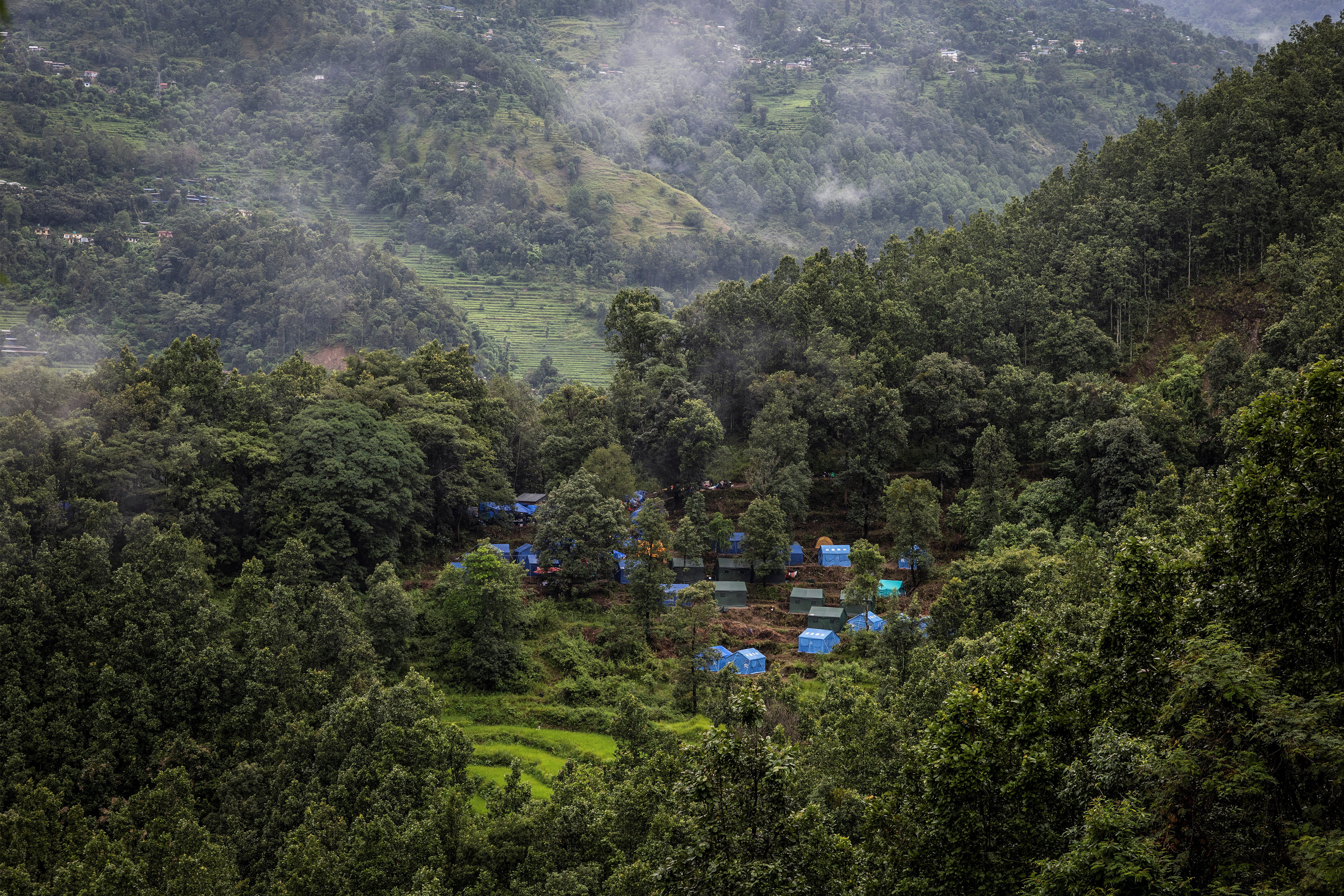 Nepal flood survivors find little trace of former lives