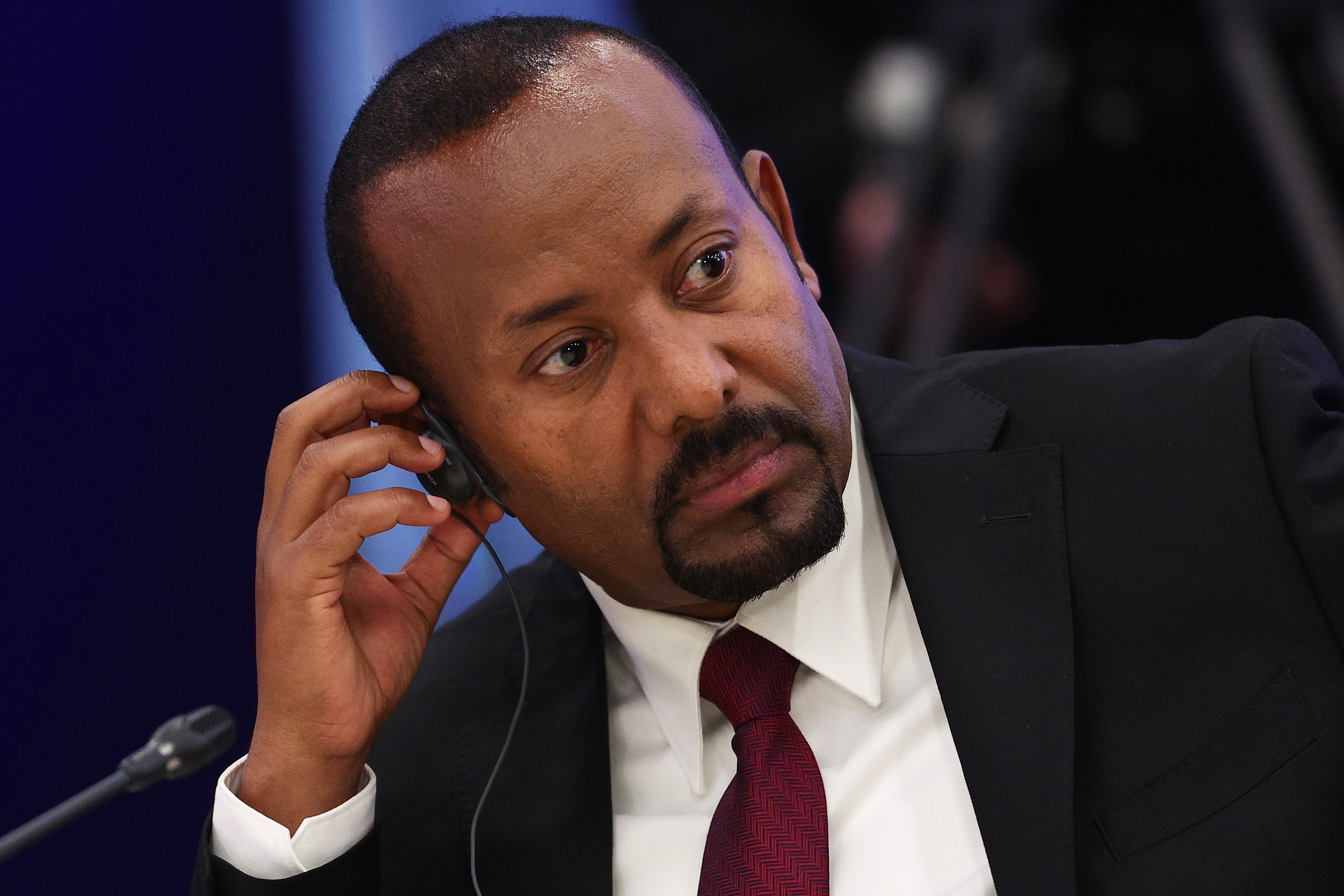Ethiopian Prime Minister Abiy Ahmed Ali faces a new armed alliance that includes the Tigray People’s Liberation Front (TPLF) and six other groups [File: Sergei Bulkin, Sputnik, Kremlin Pool Photo via AP]
