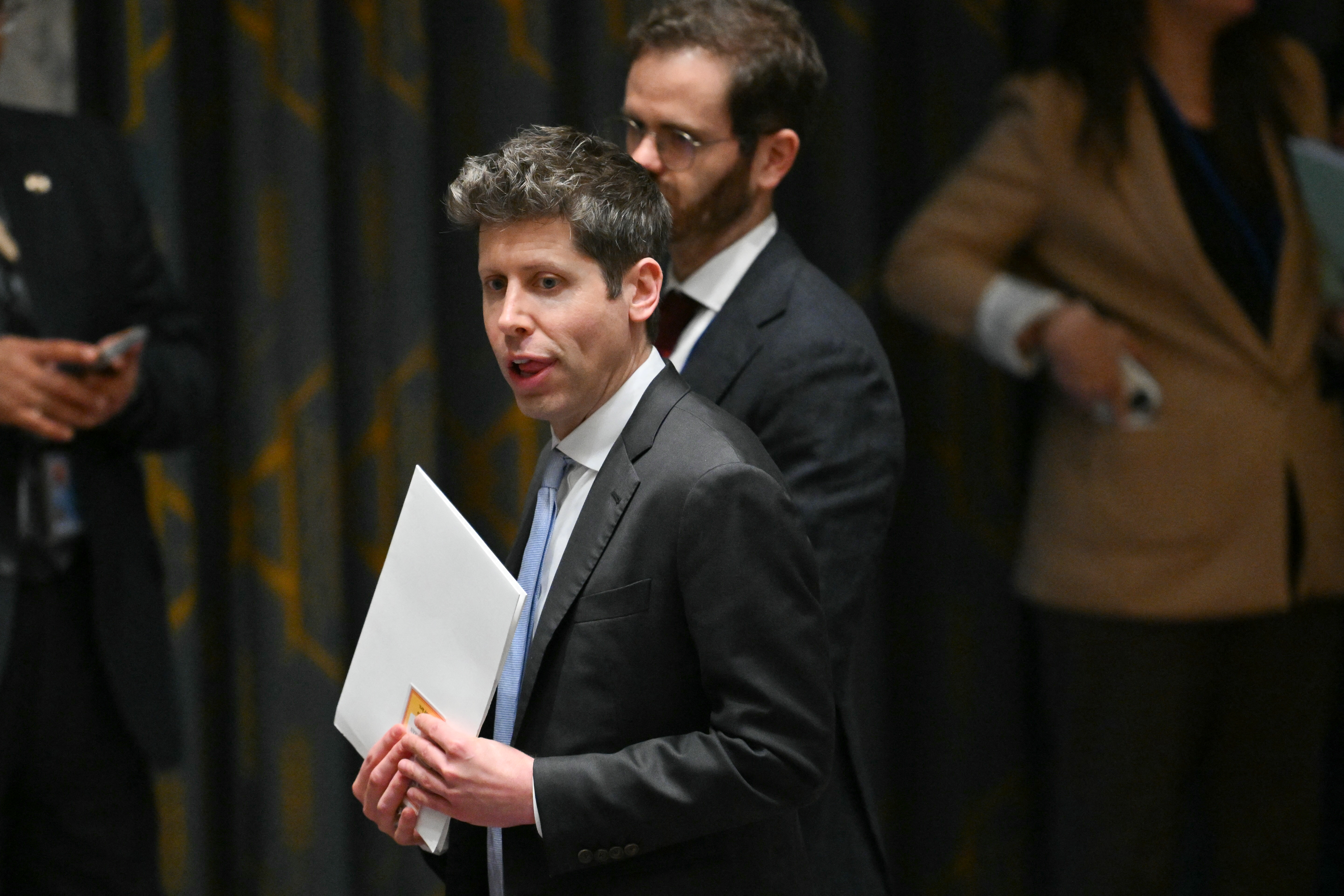 OpenAI CEO Sam Altman at the UN headquarters in New York
