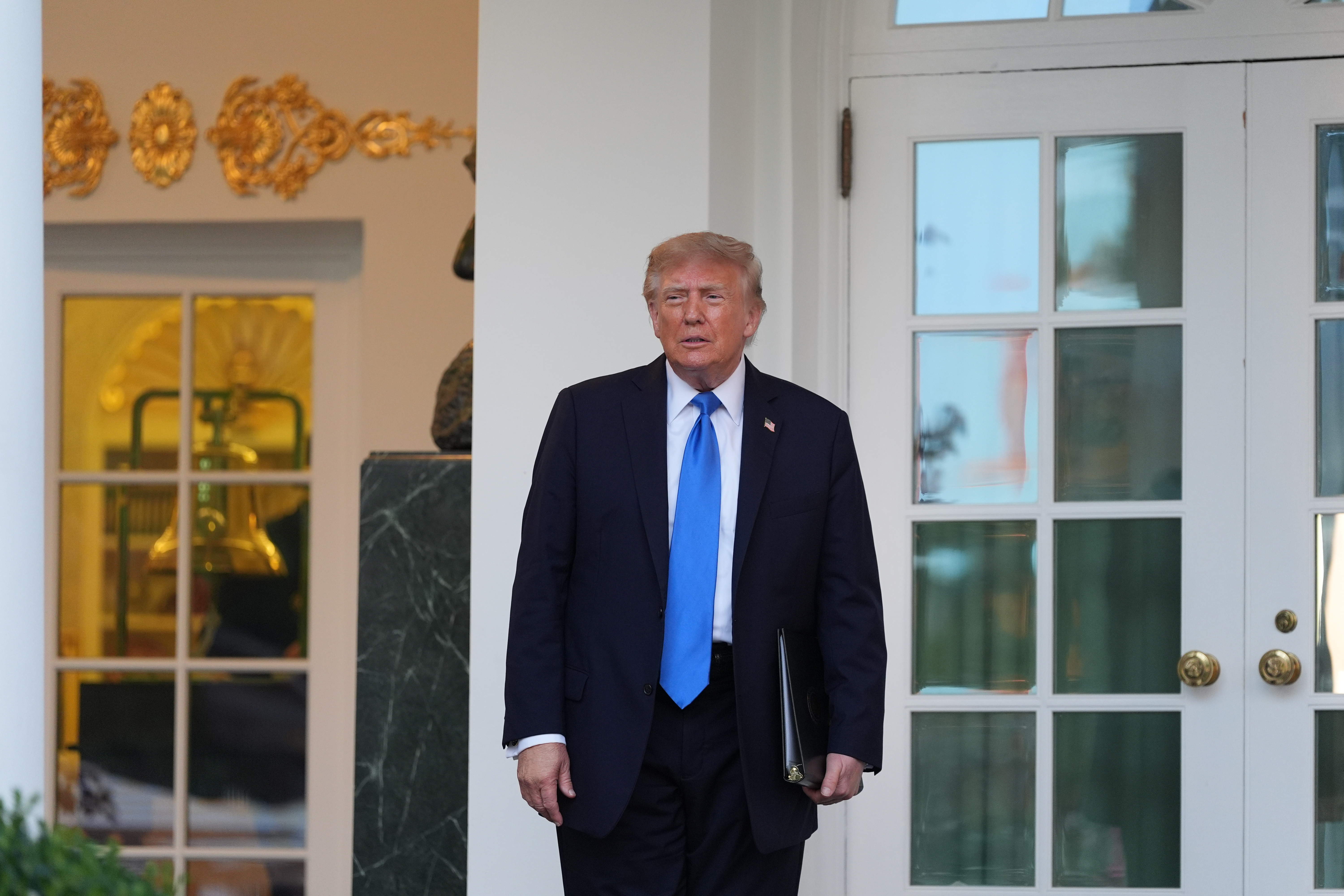 President Donald Trump attends an event with Republican lawmakers in the Rose Garden of the White House, Wednesday, Sept. 2, 2026, in Washington. (AP Photo/Alex Brandon)